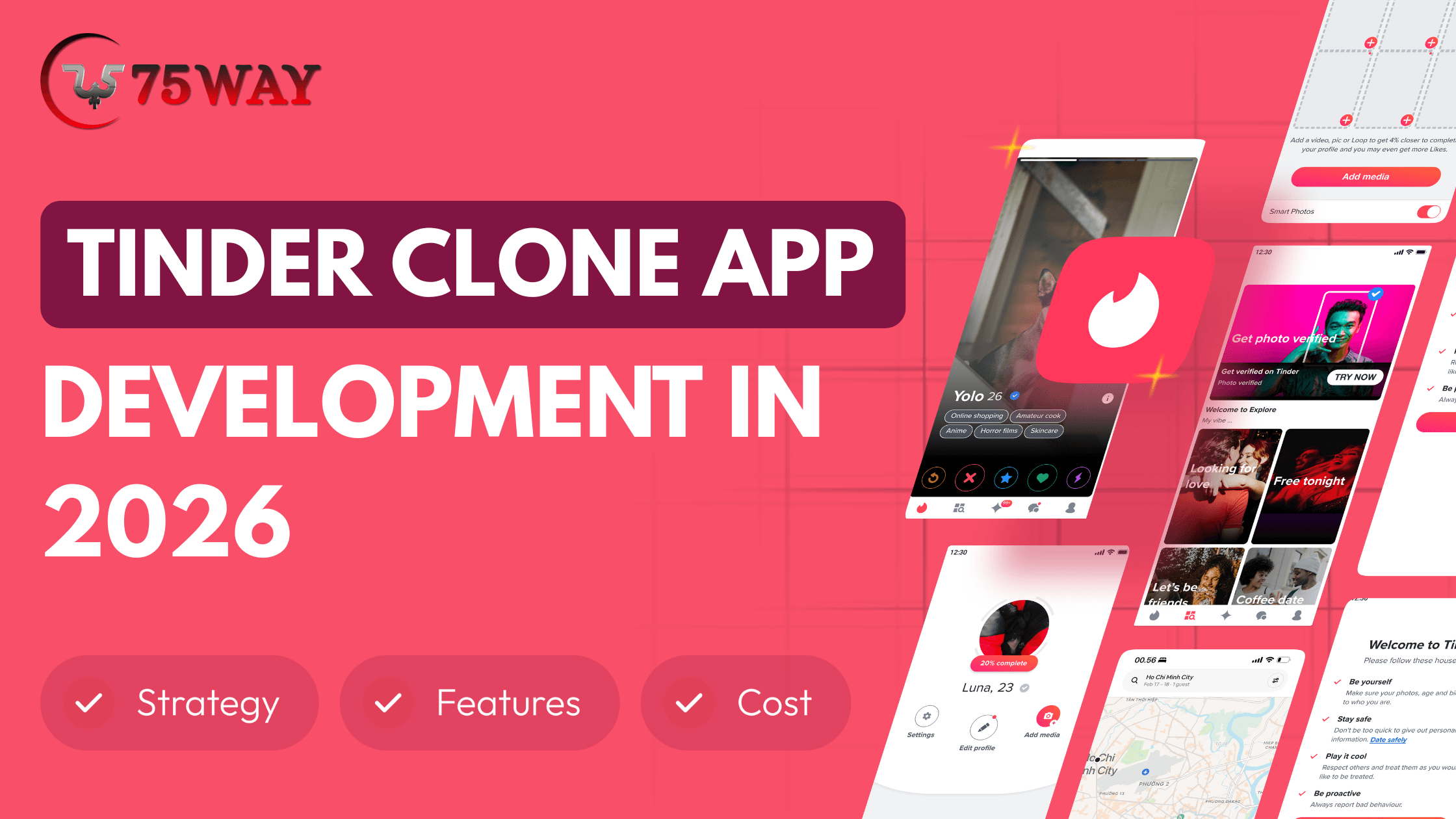 How to Build a Tinder Clone App: Step-By-Step Guide (2026)